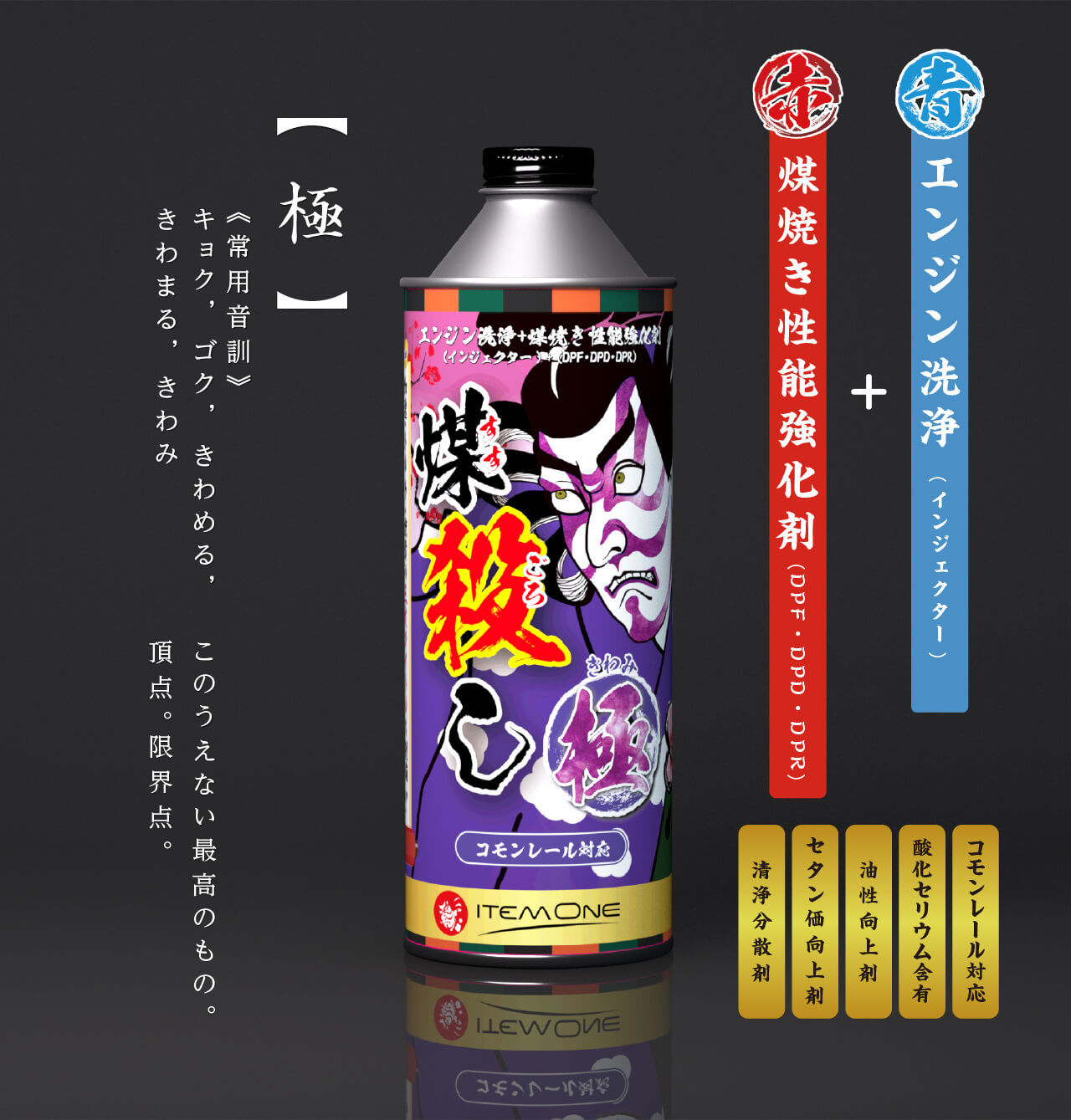 煤殺し 極（エンジン洗浄＋煤焼き性能強化剤）ー バス - SUSU-GOROSHI