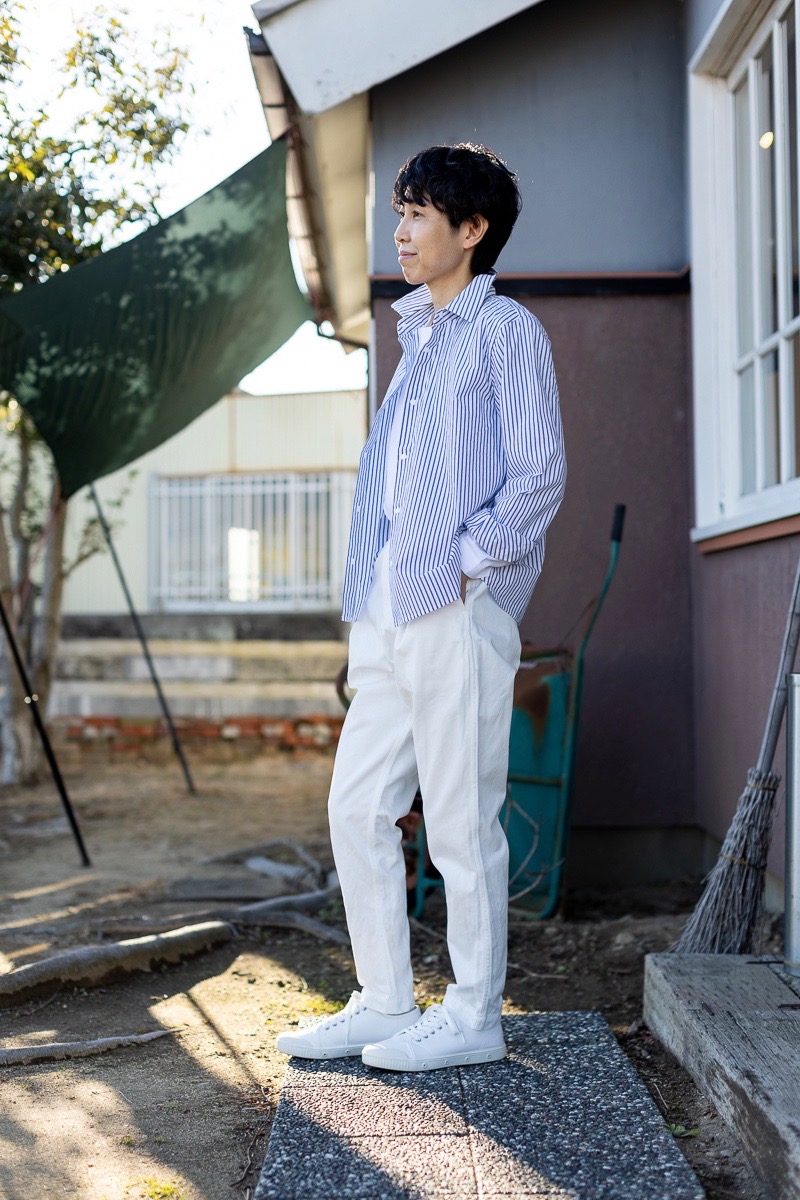 ゴーシュ カツラギタックテーパードパンツ – SUSCON