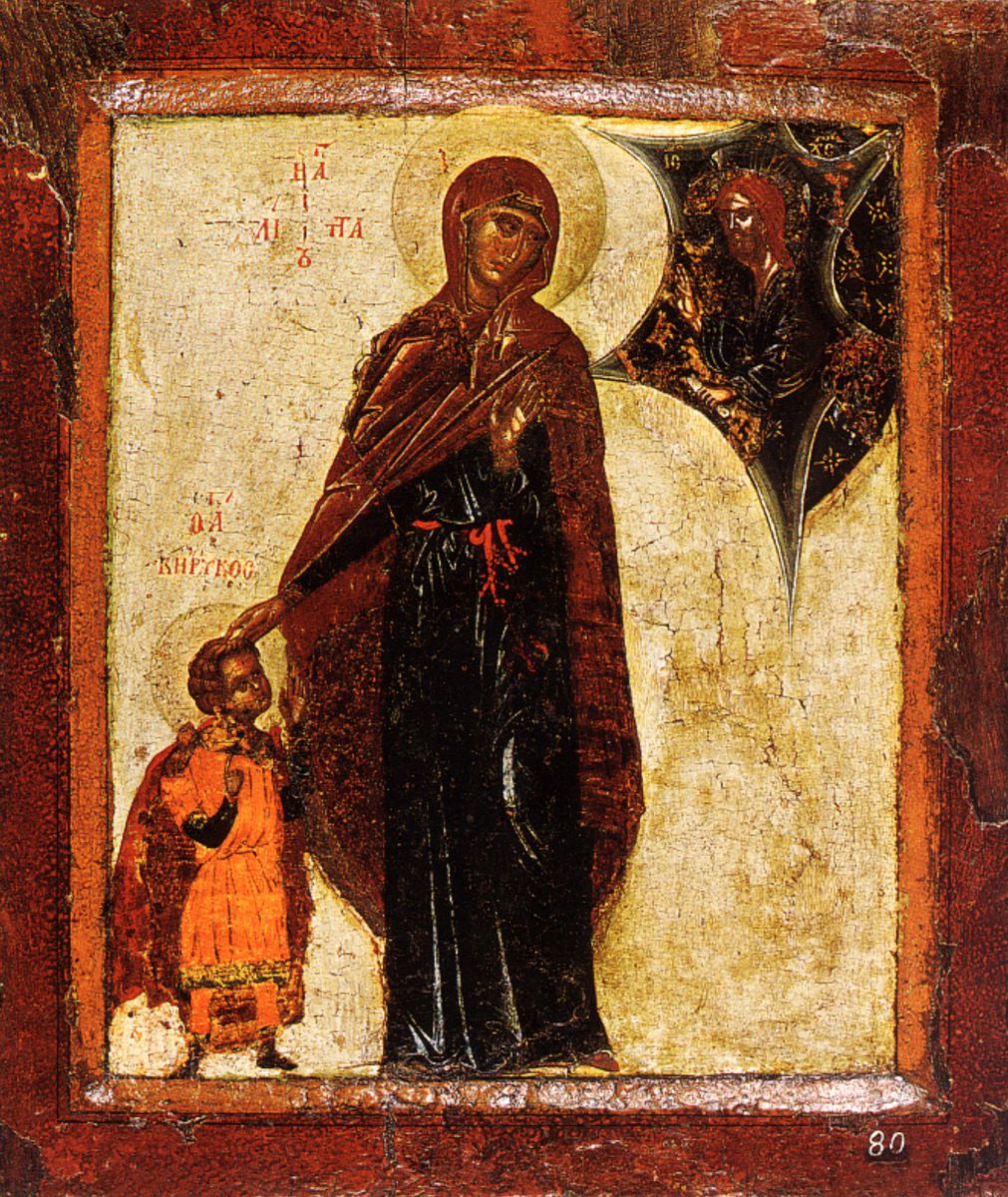 イコン ロシア正教聖キリクスとユリタСвятой Кирик и Иулитта Мученики