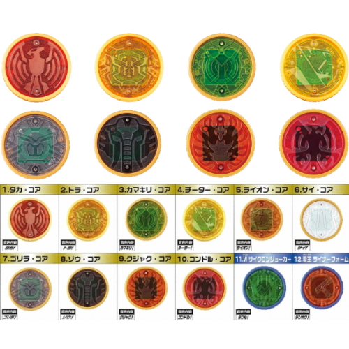 食玩王国オフィシャルウェブサイト 仮面ライダーオーズ オーメダル5