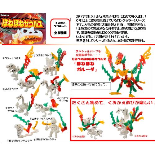 食玩王国オフィシャルウェブサイト ほねほねザウルス第25弾