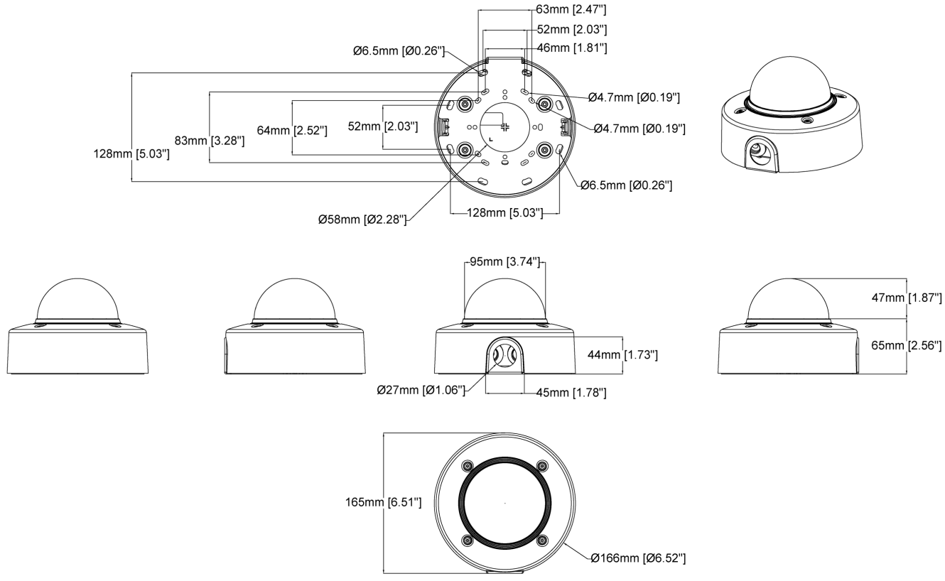 P3268-SLVE ドームカメラ (AXIS) - システムケイカメラ