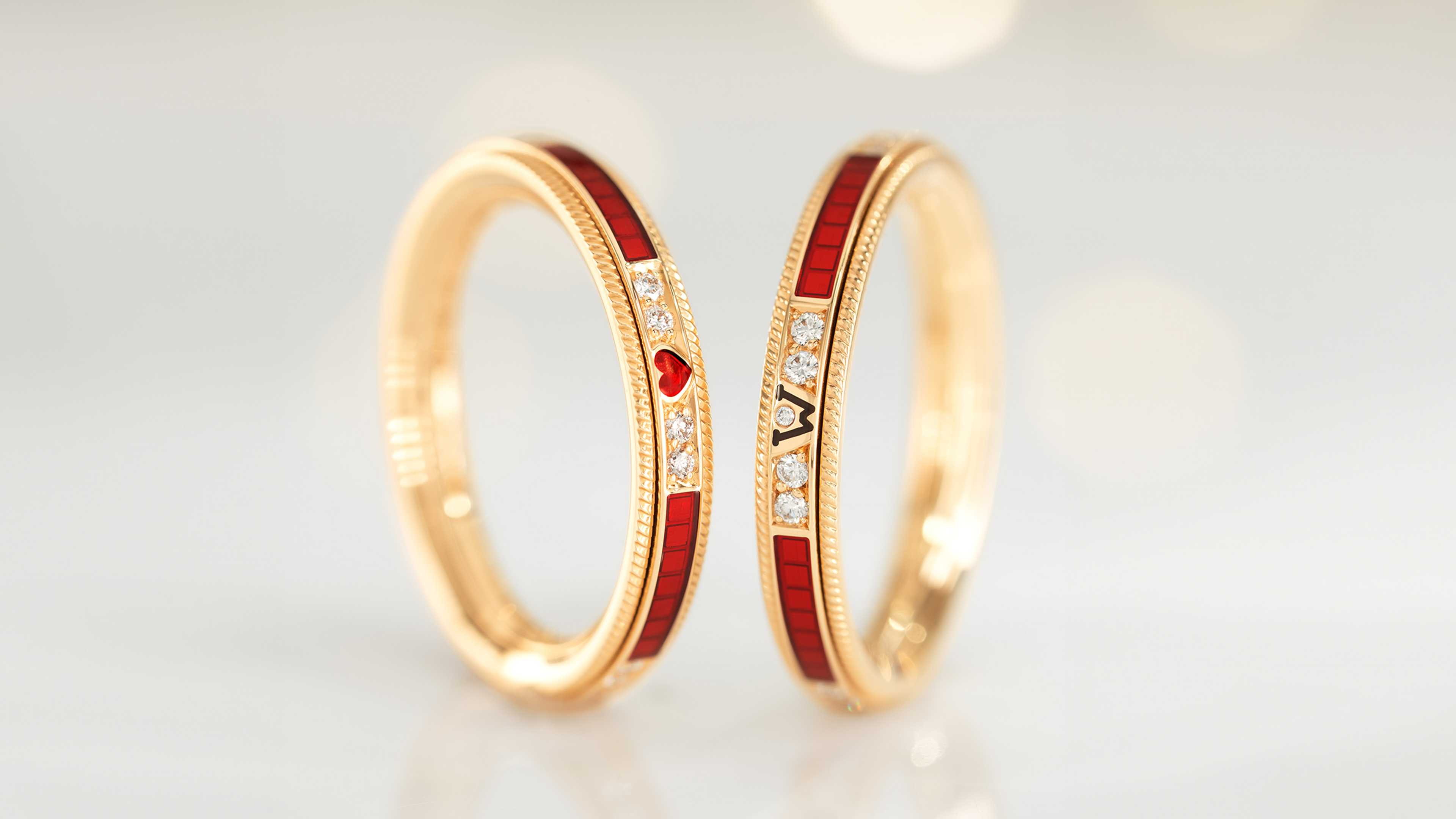 リング「OUR DELIGHT. Rose red」