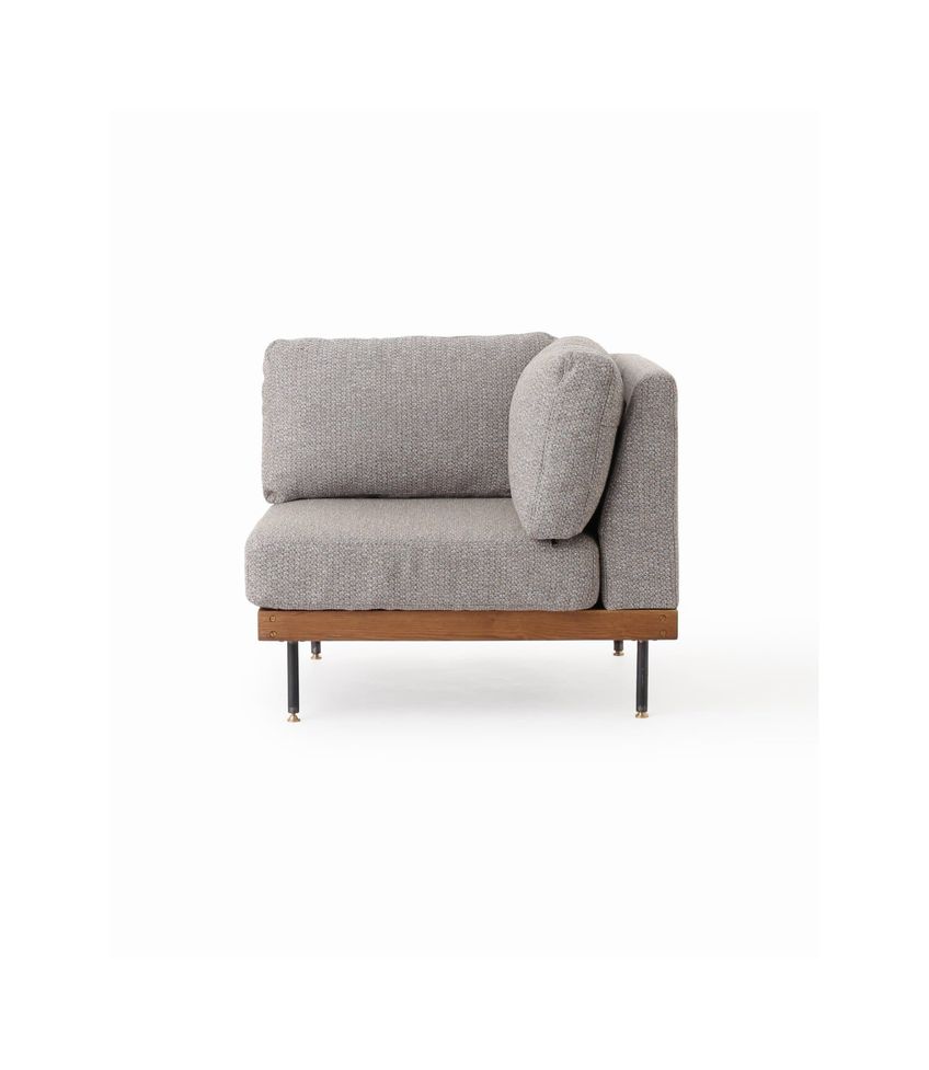 LILLE CORNER SOFA 2ND 25(GRY) | ACME Furniture