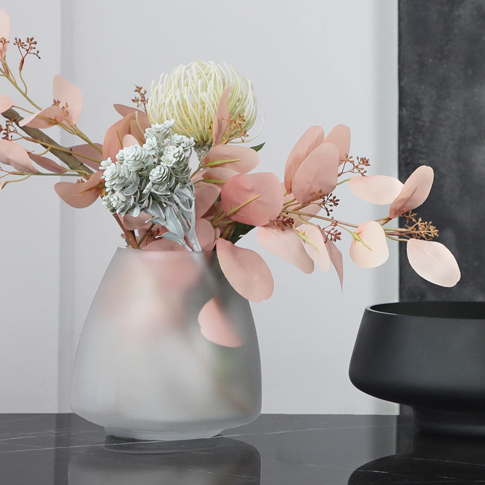 フロストシックカラーフラワーベース – acacia