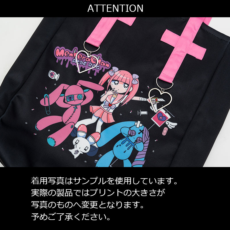 メンヘラチャンミルネロ トートバッグ – ACDC RAG