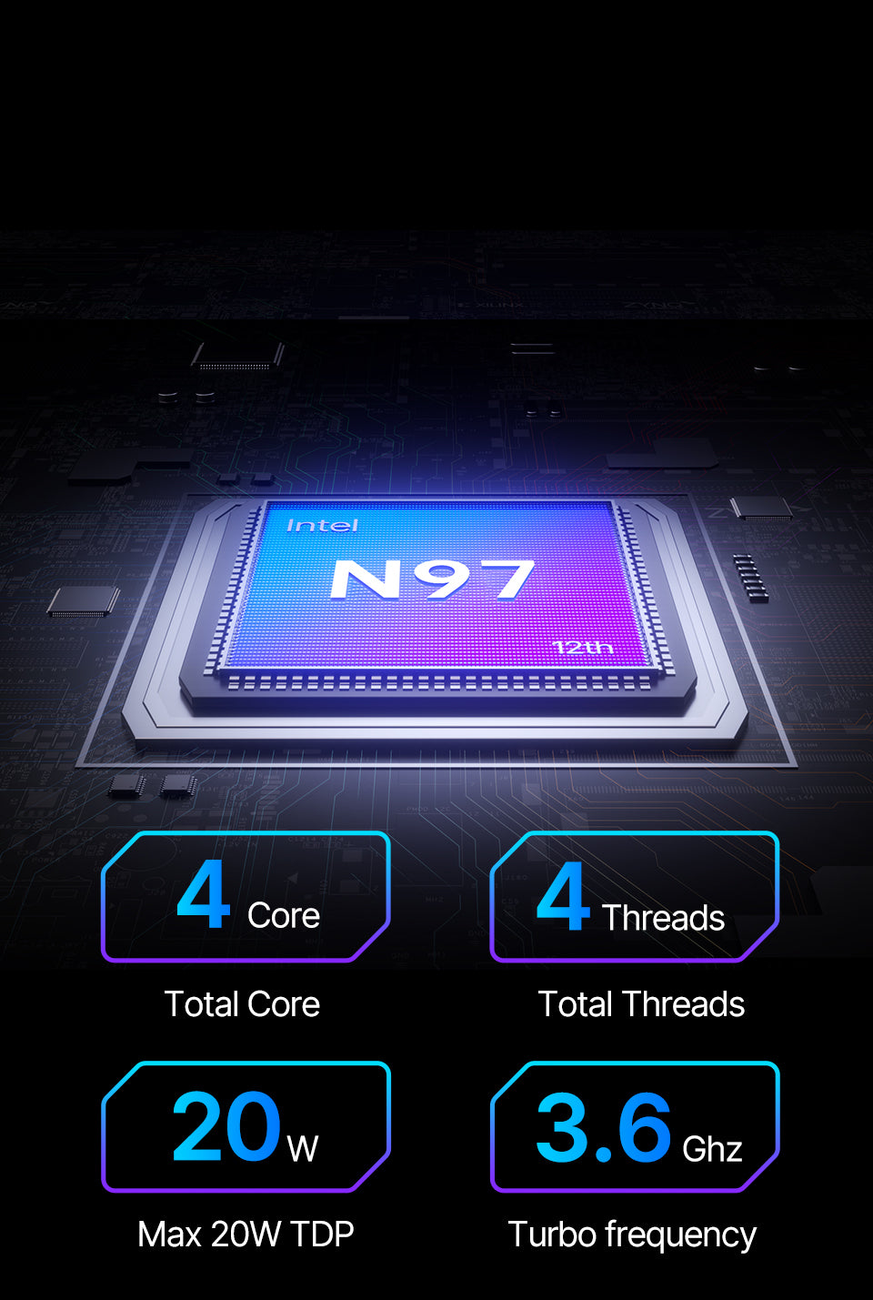 ACEMAGIC S1 Intel 12th Alder Lake N95/N97 Mini PC | ACEMAGIC Top