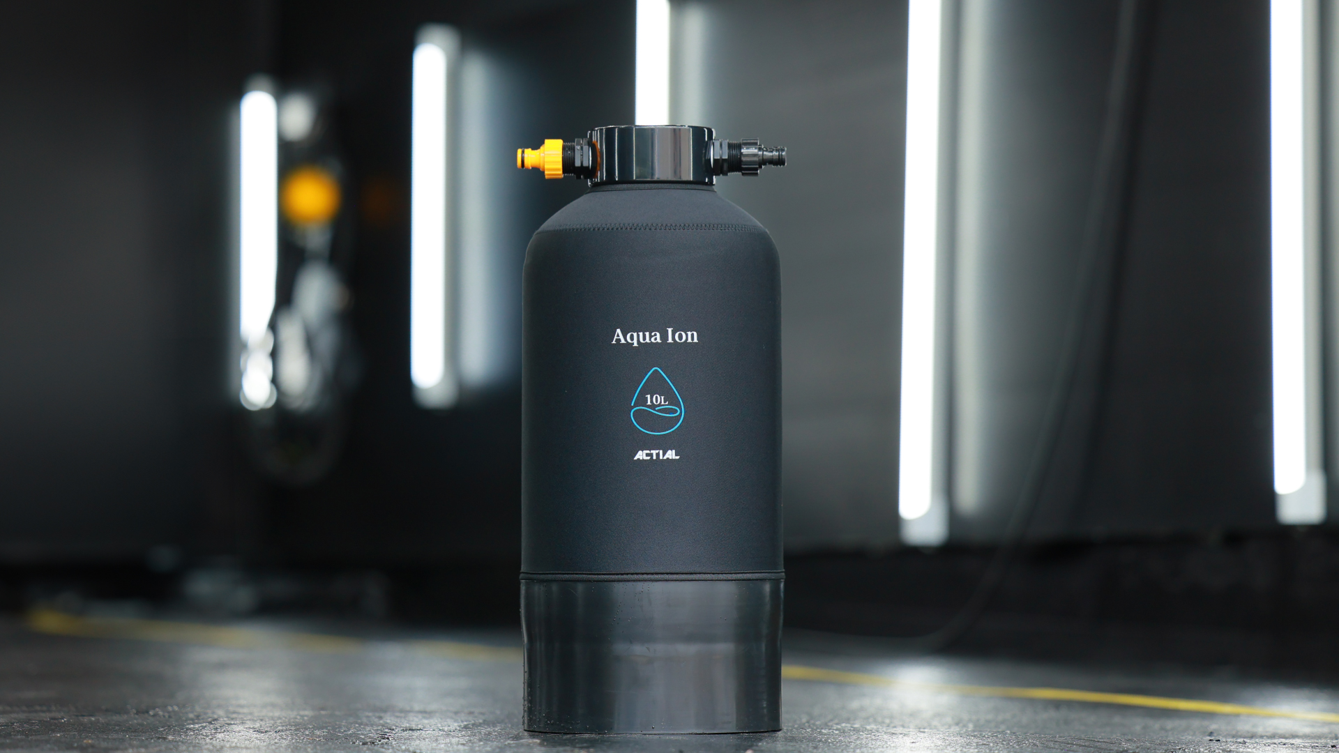 AKM 純水器 洗車用 10L容量 真鍮制ネジ口金 ホース2本 AKM