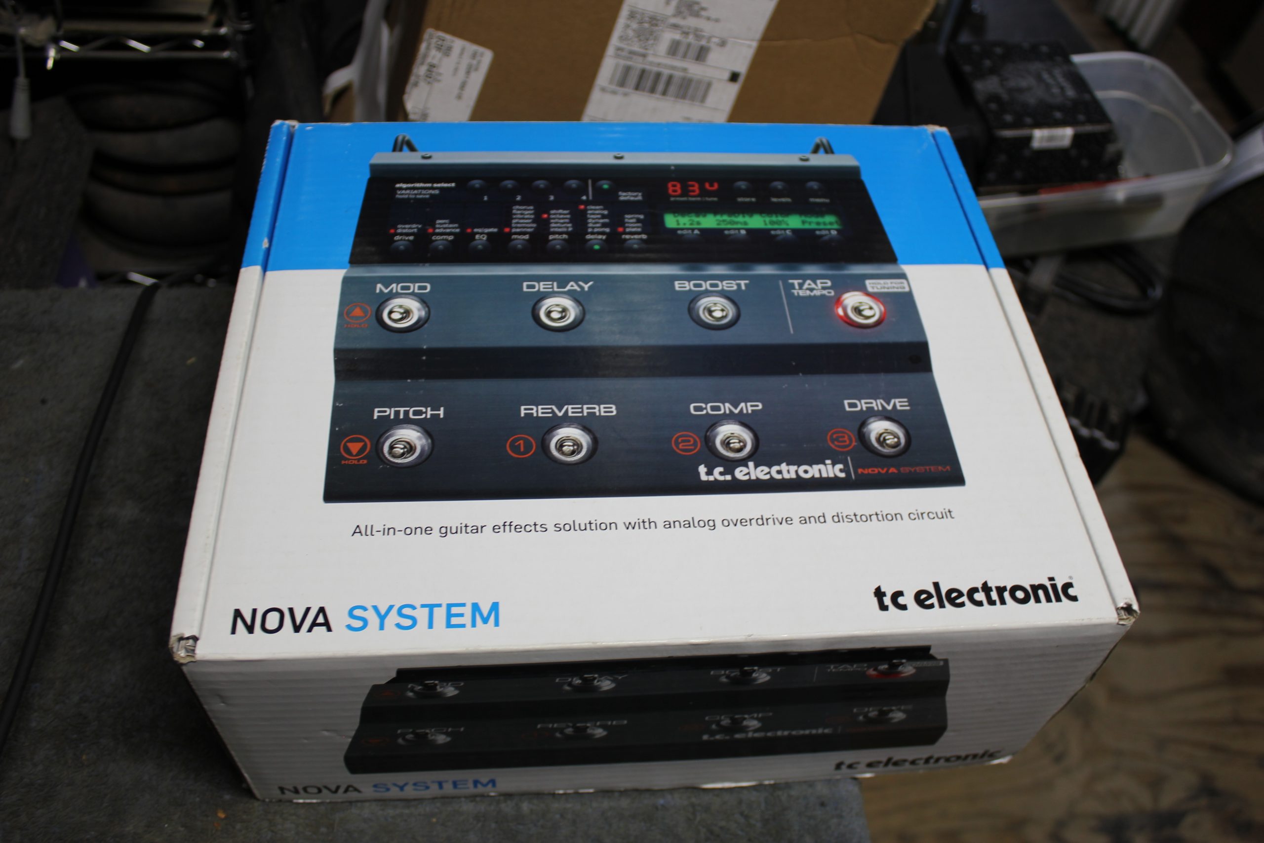 TC Electronic Nova System/Analog Multi-Effects Pedal – Action