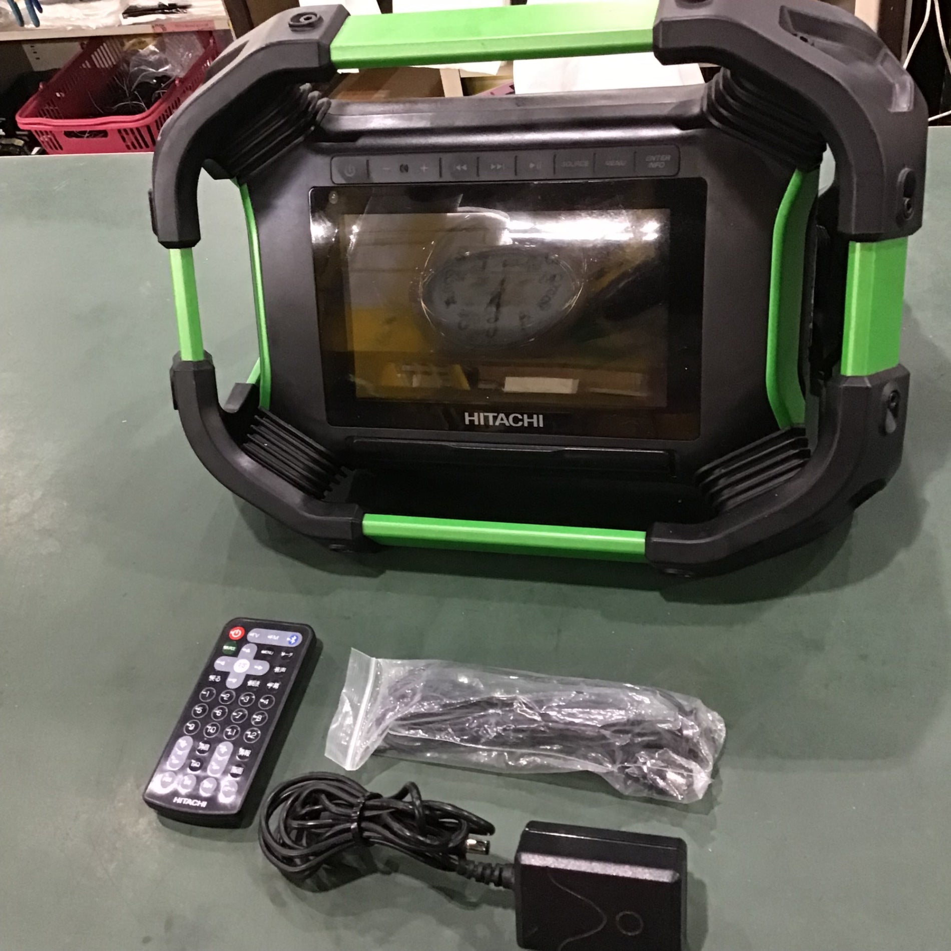 〇ハイコーキ(HIKOKI ※旧:日立工機) コードレスラジオ付テレビ