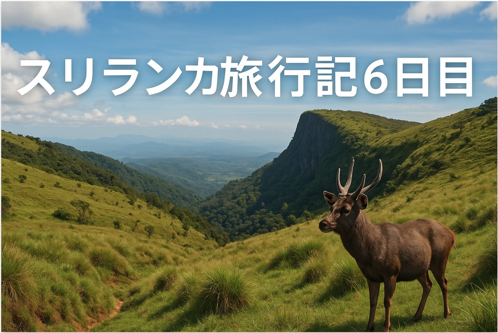 一人旅】スリランカ旅行記⑥：世界自然遺産の『ホートンプレインズ国立