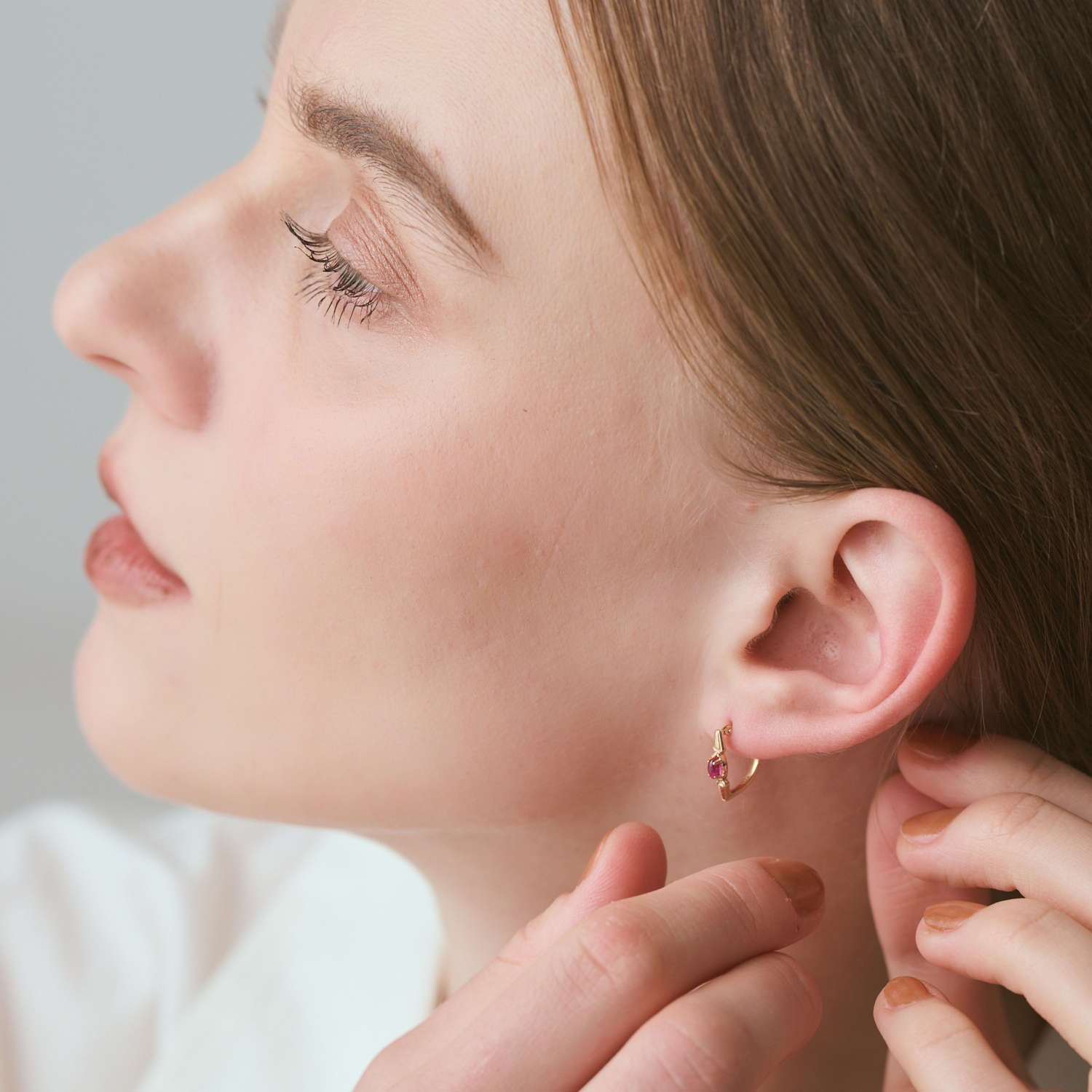 K10ルビーピアス｜ピアス｜アガット 公式オンラインストア