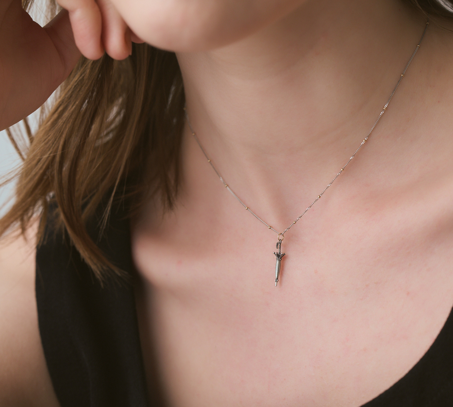 シルバーピアスチャーム （片耳用）｜ネックレスチャーム｜アガット