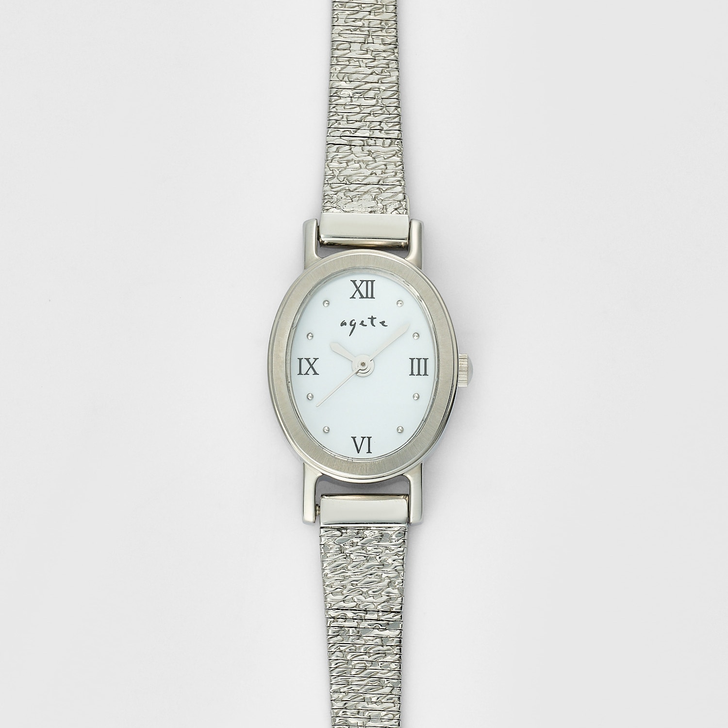 オーバルフェイスウォッチ／シルバー｜時計｜アガット 公式オンライン