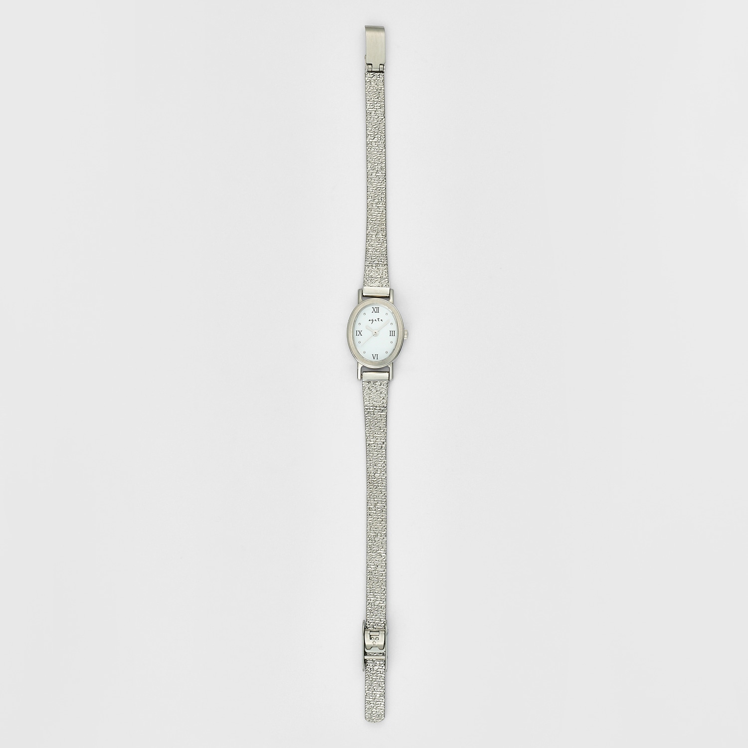 オーバルフェイスウォッチ／シルバー｜時計｜アガット 公式オンライン