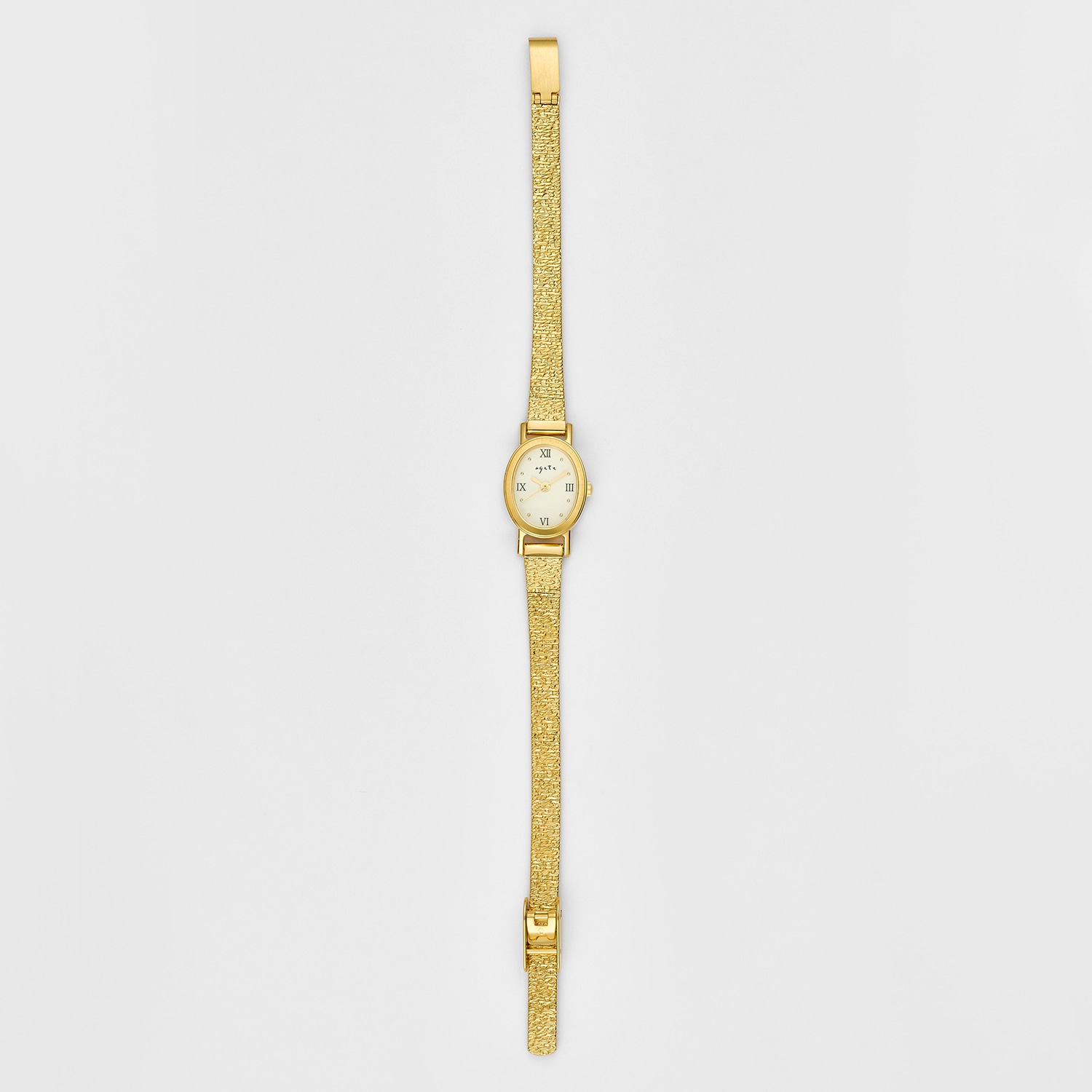 オーバルフェイスウォッチ／ゴールド｜時計｜アガット 公式オンライン