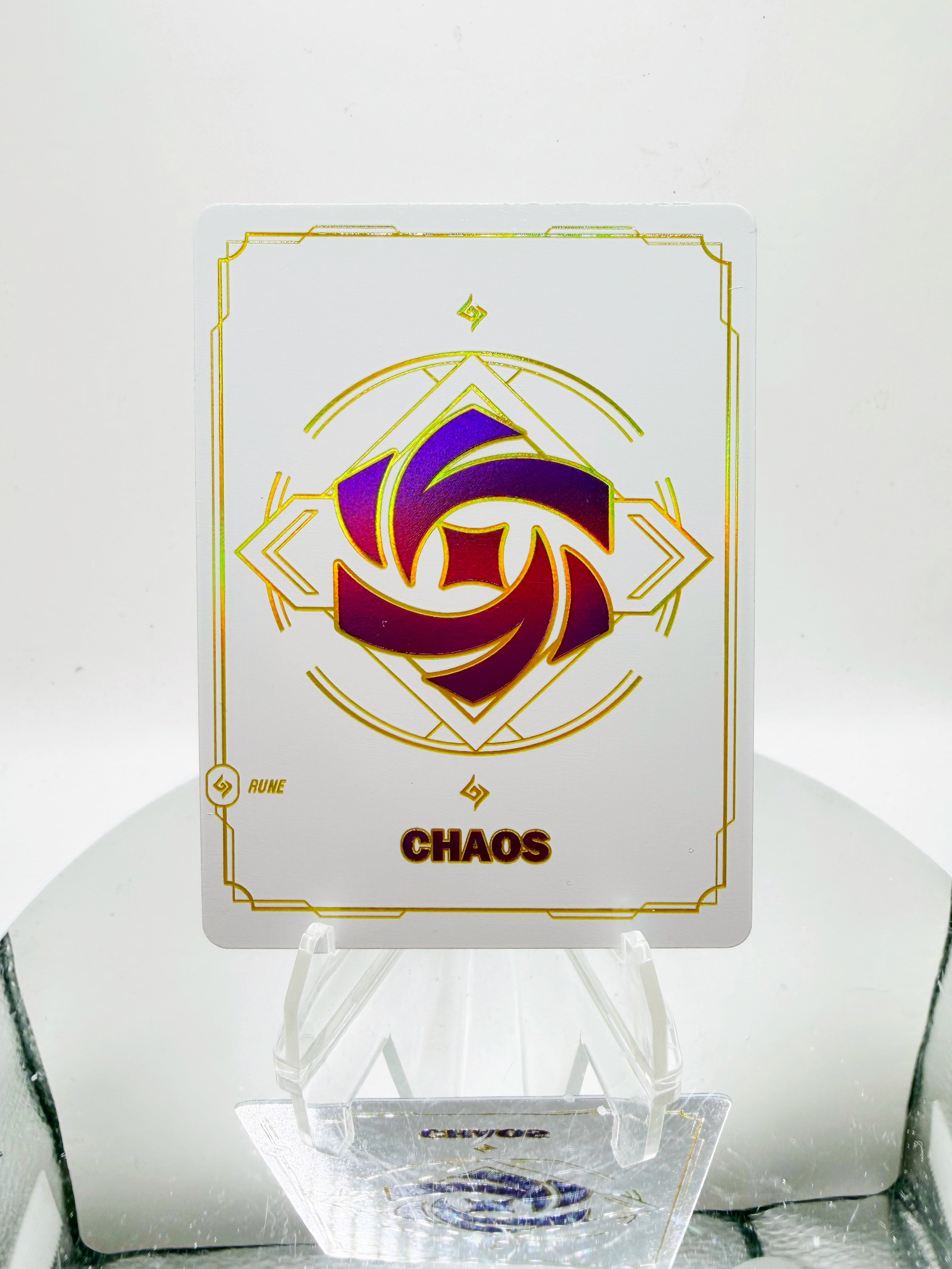 RIFTBOUND] Premium Chaos Rune Card (Single Card)