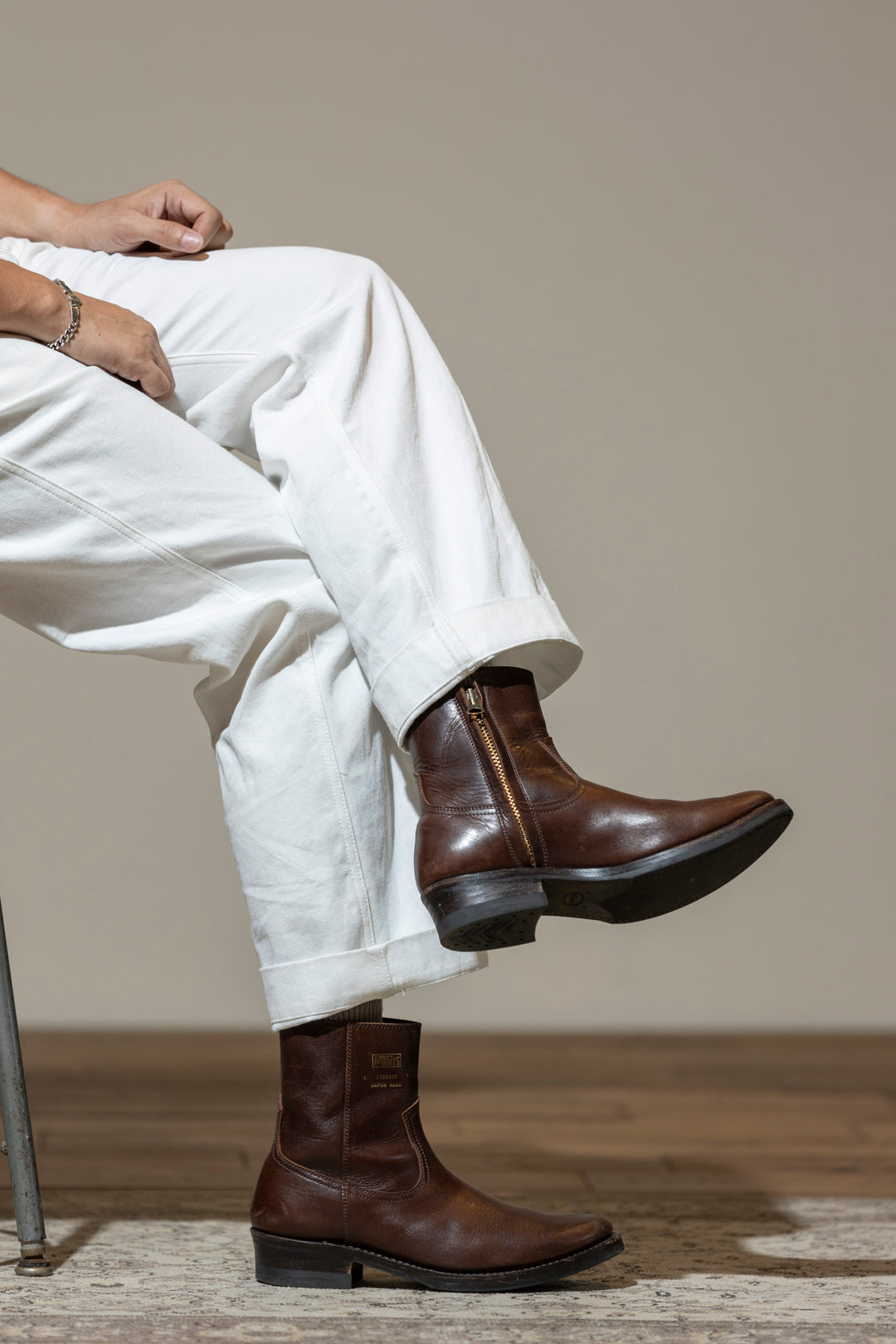 AB-05H-CL HORSEHIDE ZIP WESTERN BOOTS – ADDICT CLOTHES