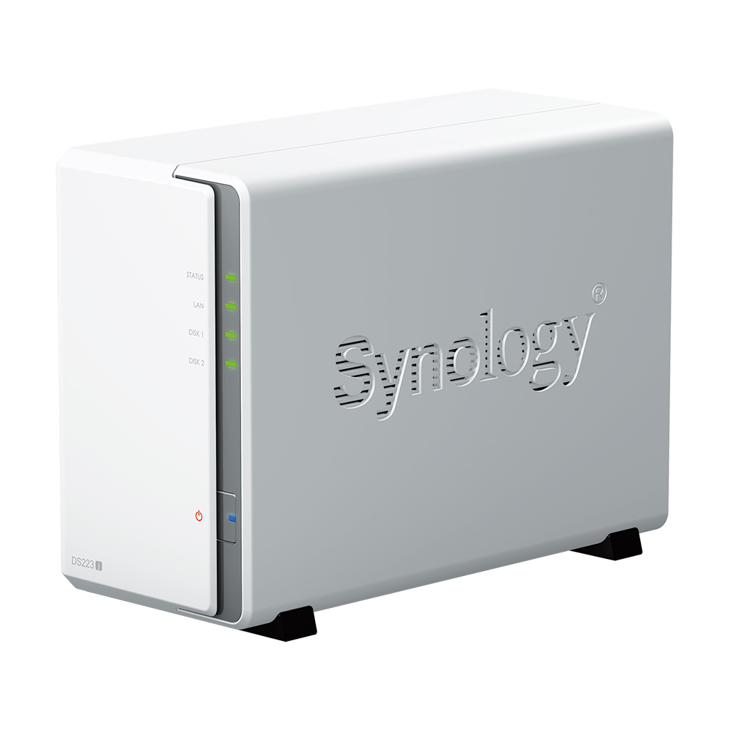 2-bay Synology NAS Server for Home and Small office, DS223j - DS223j