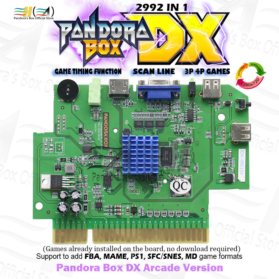2020 Pandora Box DX 3000 in 1 arcade Jamma board | Pandoras Toy Box