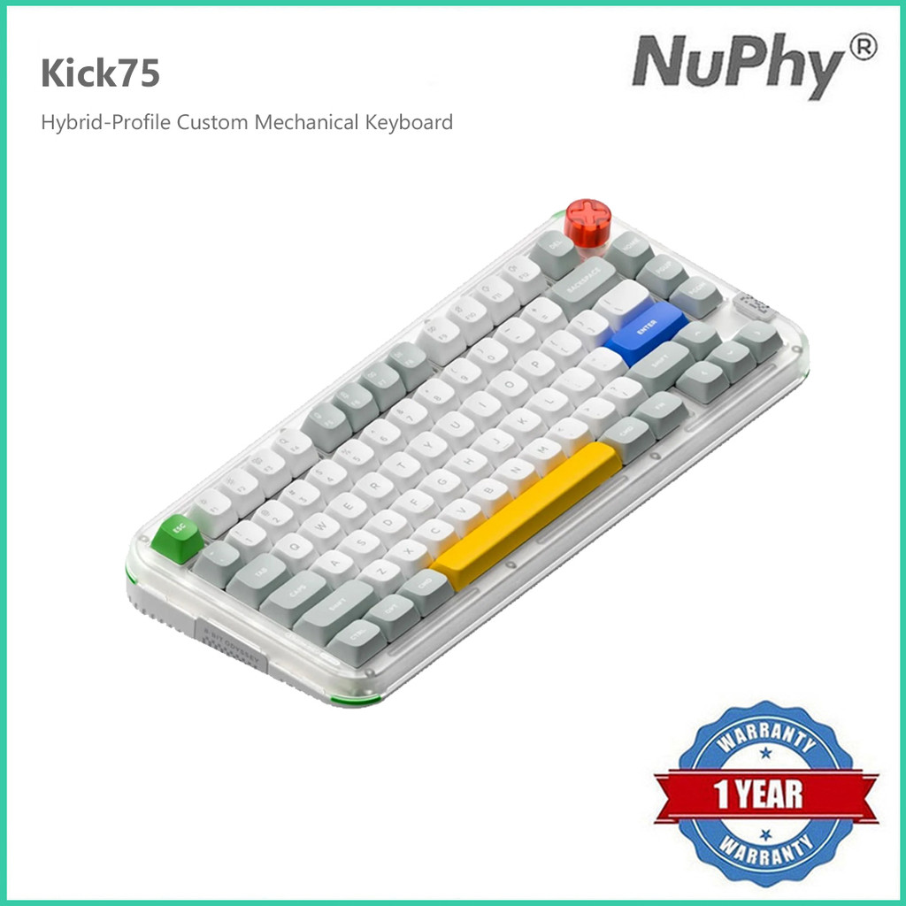NuPhy® NuPhy Kick75 Hybrid-Profile QMK/VIA Custom Mechanical