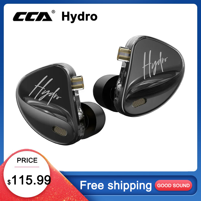 CCA ハイドロ 2DD + 8BA IEM インイヤーモニター HiFi イヤホン有線