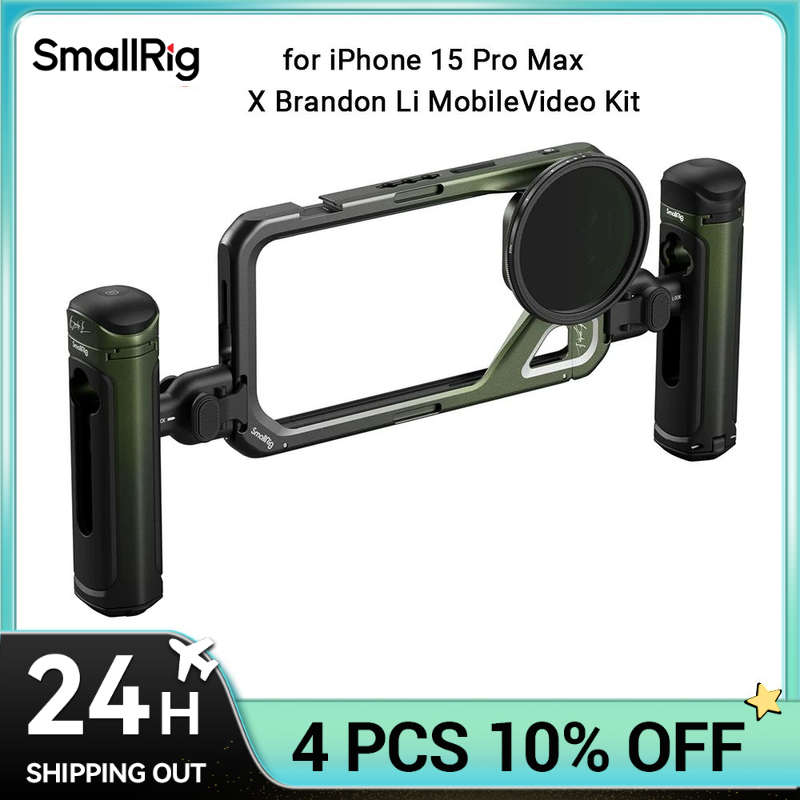 SmallRig X Brandon Li Mobile Video Kit for iPhone 15 Pro Max,with