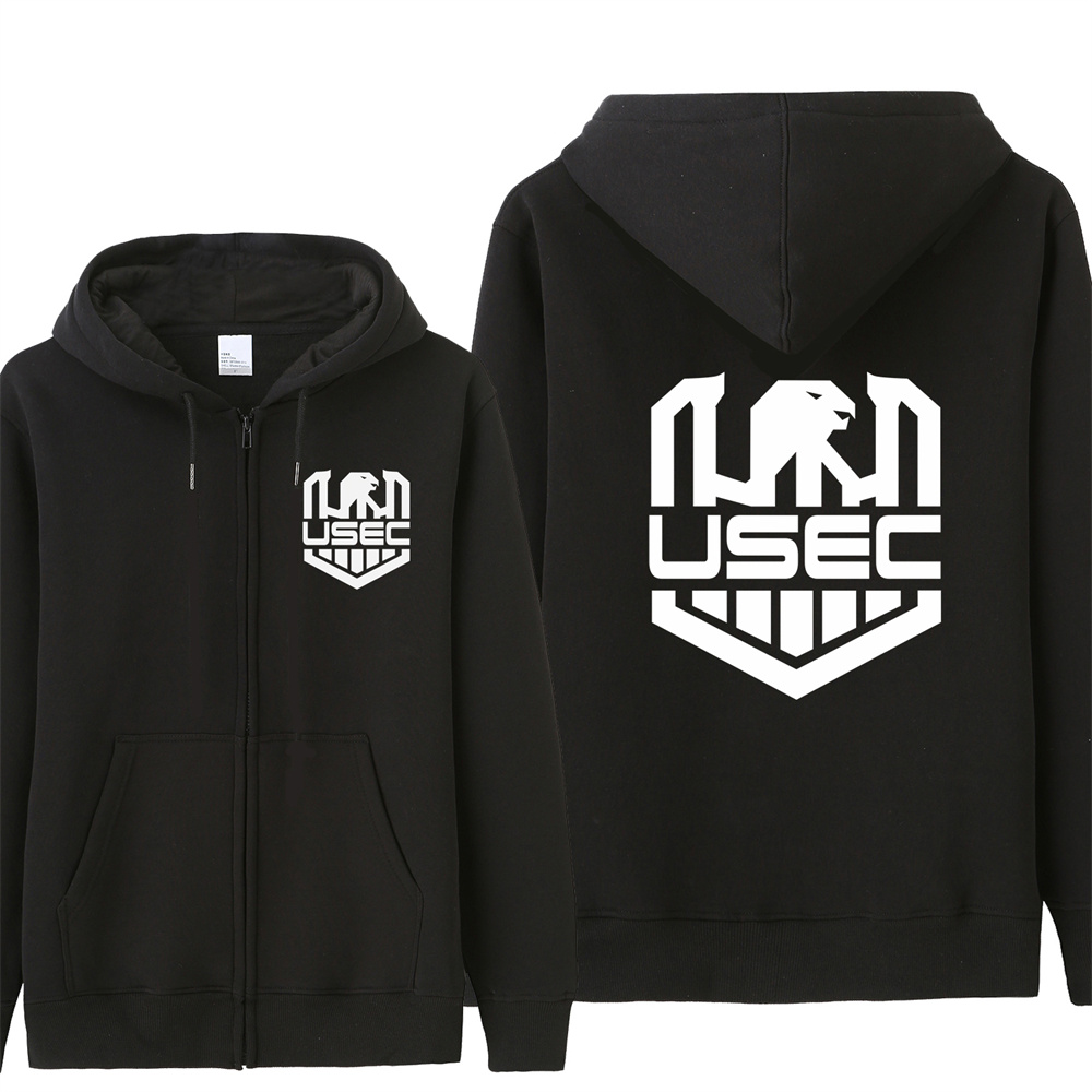 Tarkov USEC Logo Sweatshirts Men Casual USEC Hoodies Fleece Jacket