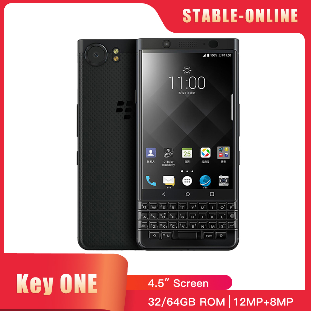 Original BlackBerry KeyOne 4G LTE Mobile Phone 4.5'' 3GB+32GB 4GB+