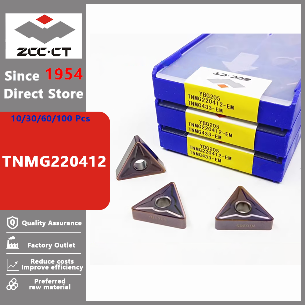 ZCC.CT Original TNMG220412 TNMG 220412 External Turning Tools High