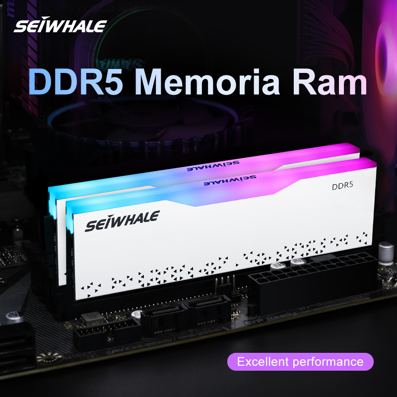 SEIWHALE RGB DDR5 16GB 6000MHz 16GBX2 Desktop Memoria Ram