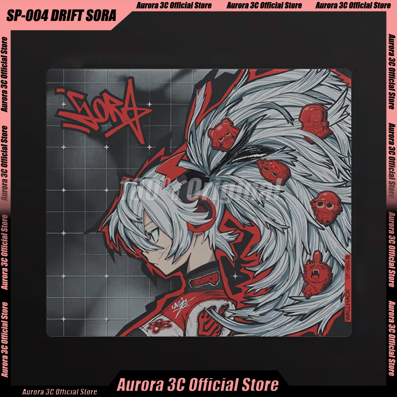 Replica WALLHACK SP-004 DRIFT SORA Glass Mousepad Smooth Mousepad