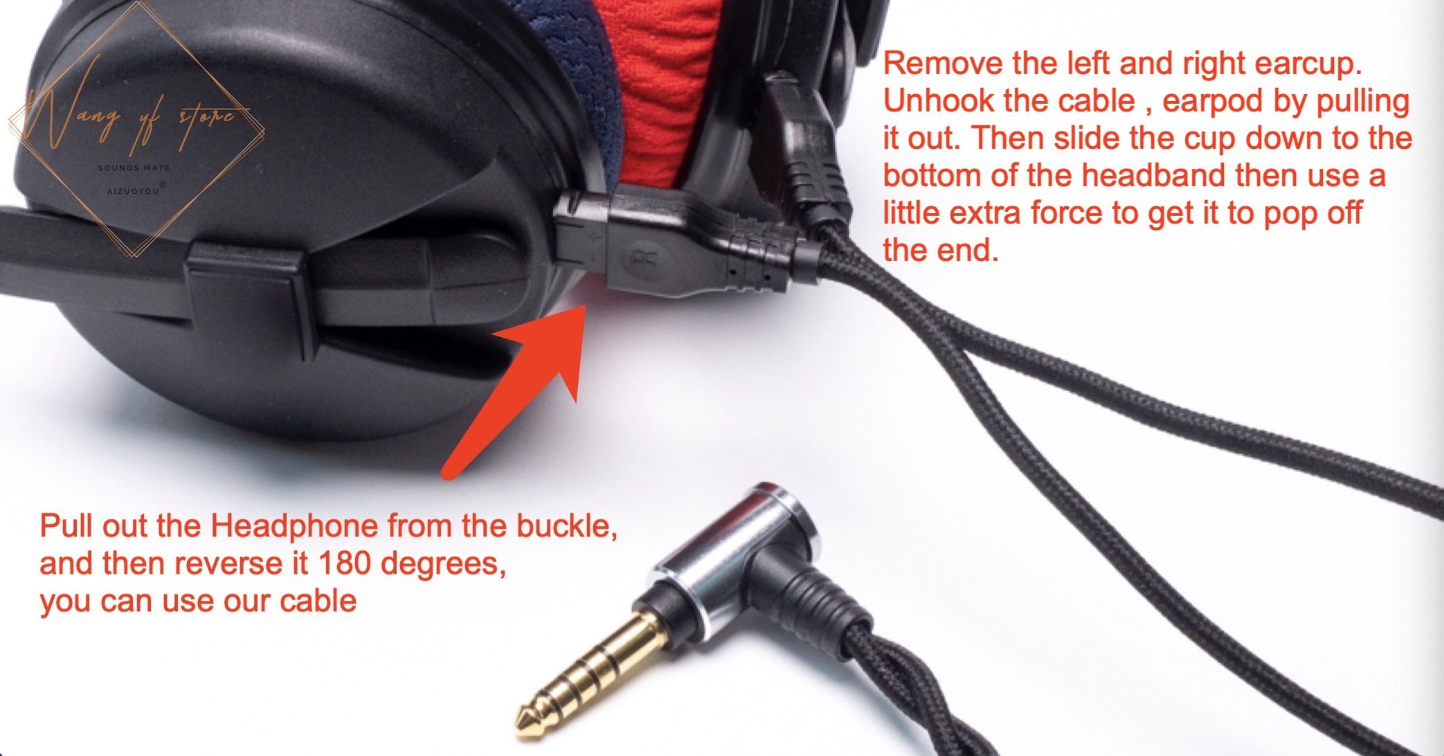 Hifiバランス型オーディオケーブルワイヤー,Sennheiser用,hd25 hd25sp