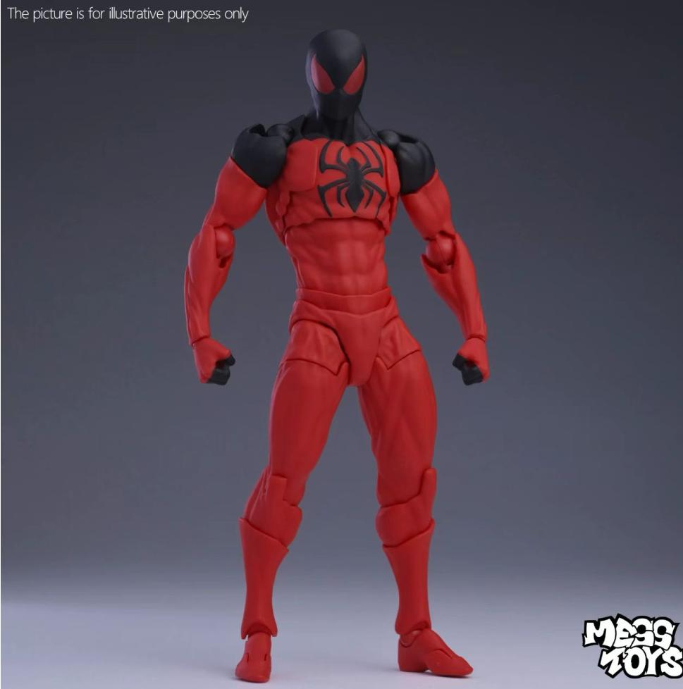 In Stock 2025 New Spider Figure Ct Toys Black Red Spider Mess Toys