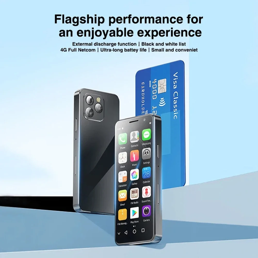 SOYES XS16 Pro 4GB RAM 128GB ROM 4 Inch Mini Smartphone Android 10