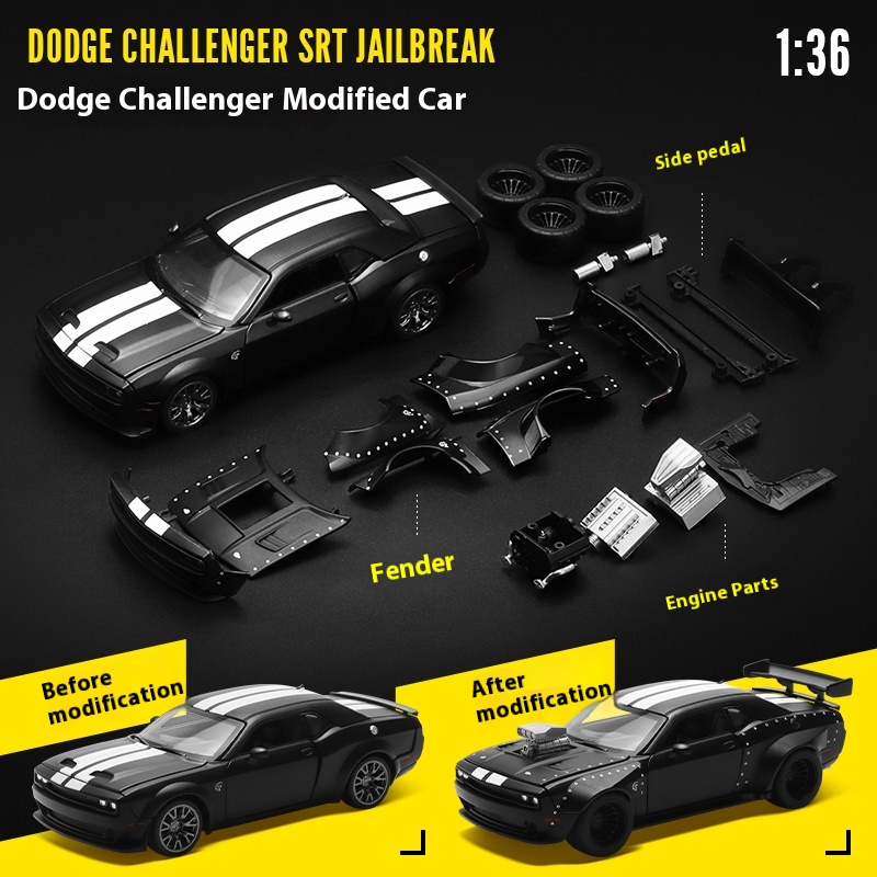 CCA 1:36 Dodge Challenger SRT JAILBREAK Assembled Modified Version
