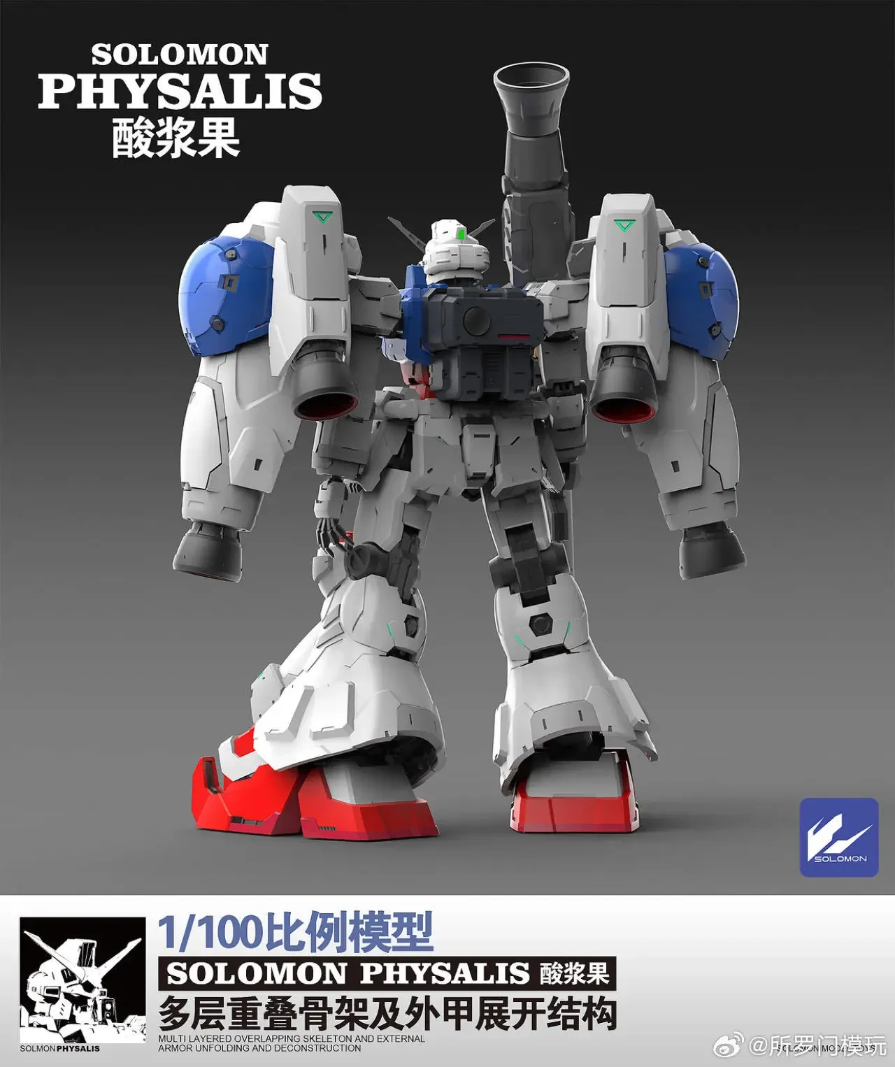在庫ソロモン フィジアリス MG 1/100 組立モデルキット GP02 サワー