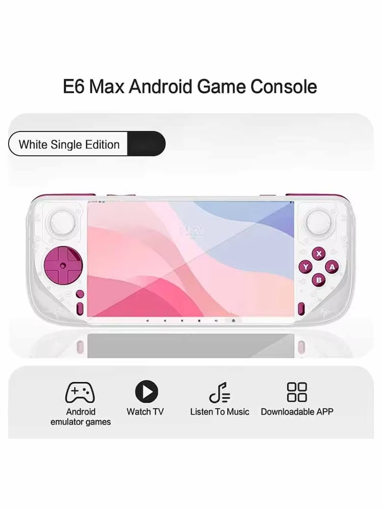 E6 MAX レトロハンドヘルドゲームコンソール 5 インチタッチスクリーン