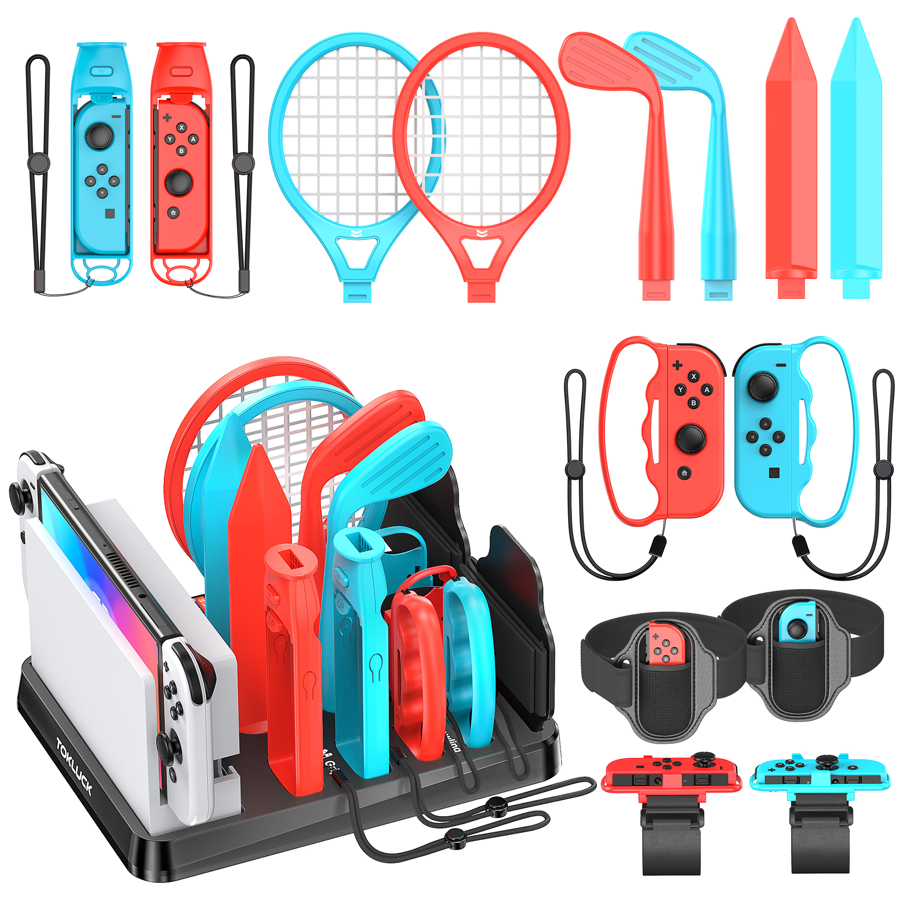 All In One for Switch/Switch OLED Sports Game Accessories Kit for