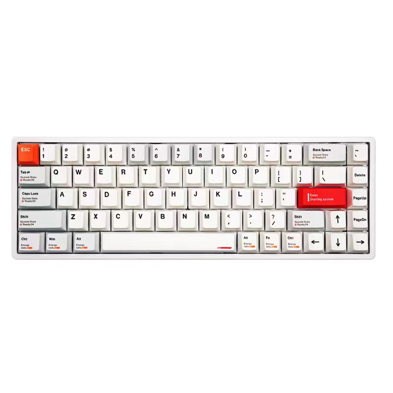 Everglideメカニカルキーボード、磁気スイッチ軸、低遅延pbtキー