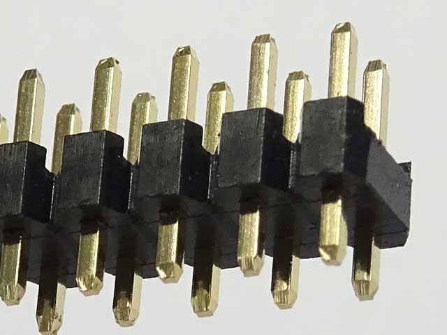 ロープロファイルピンヘッダー 2×20(40P) 7.7mm: ケーブル・コネクター