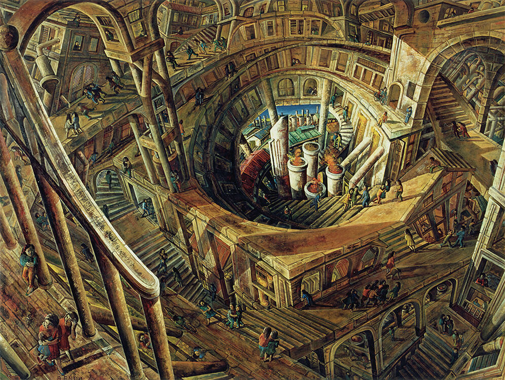 街」シリーズ / 遠藤彰子〔画家・美術家〕 | 遠藤彰子's Website