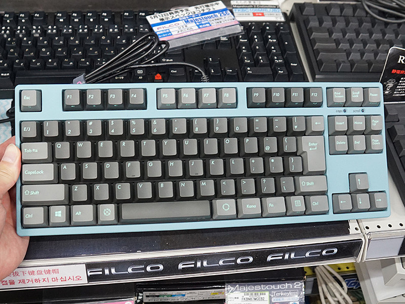 人気の“アサギ色”を採用した「Majestouch 2SC」が発売、スイッチや配列