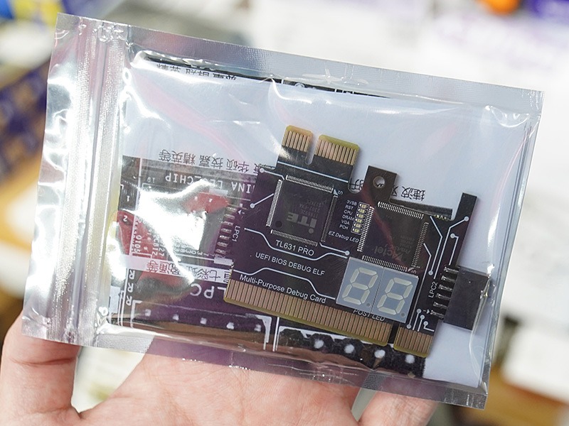 マザーボードの動作診断デバイス「TL631 PRO」がShigezoneで予約販売