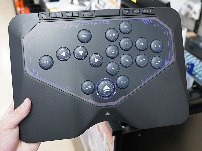 18ボタンレイアウトのレバーレスアケコン「HJK HITPAD」 - AKIBA PC