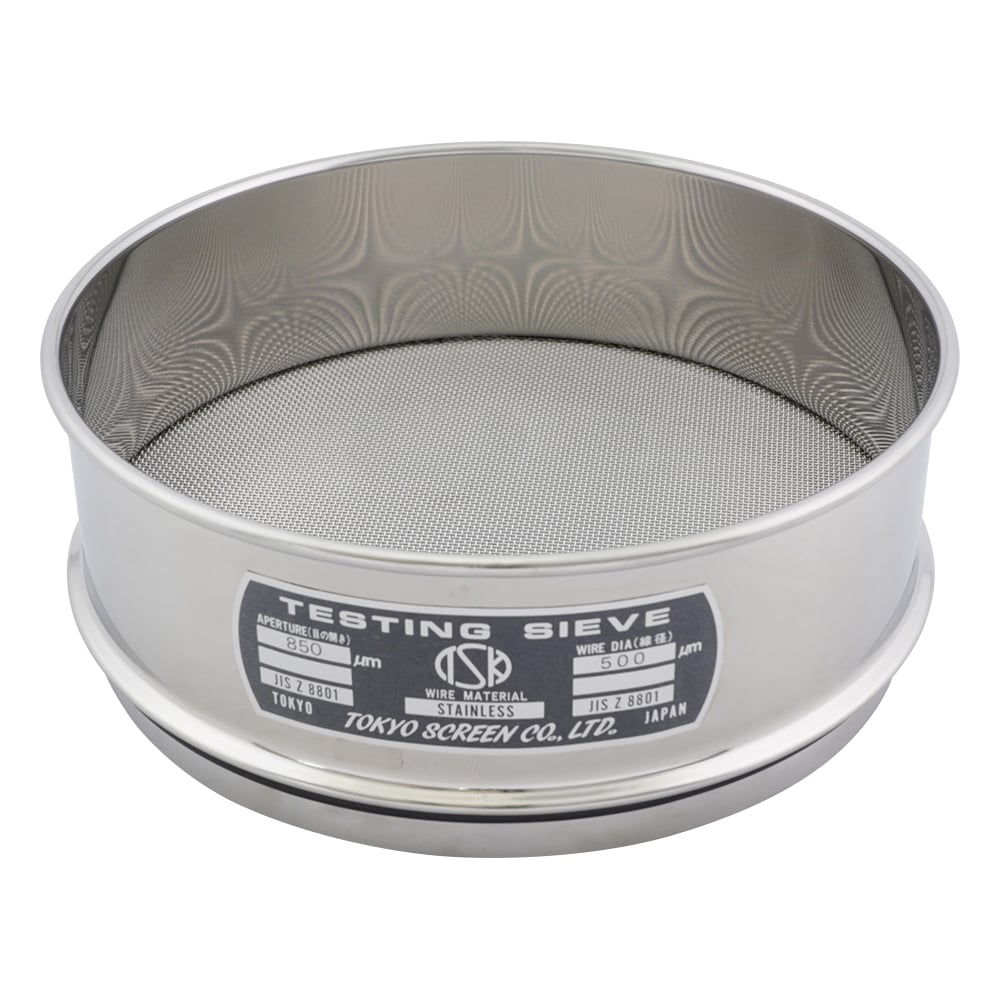 6-582-02 SUS試験用ふるい φ200×60 目開き4.75mm JTS-200-60-20 【AXEL