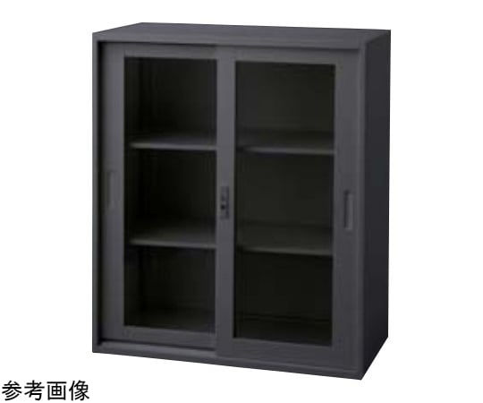 60-6127-48 システム収納SSNシリーズ（アクリル引戸型） W900×D450