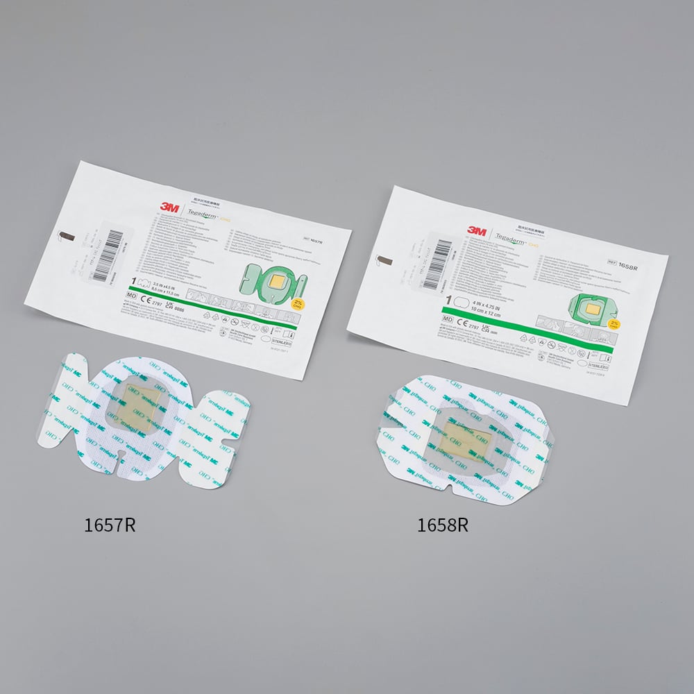 61-0502-25 テガダーム（TM） CHGドレッシング 8.5cm×11.5cm 1箱（25枚