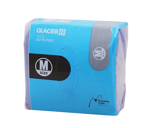 62-9221-82 テンピークス グレイシアゼロ ニトリルグローブ M 1ケース