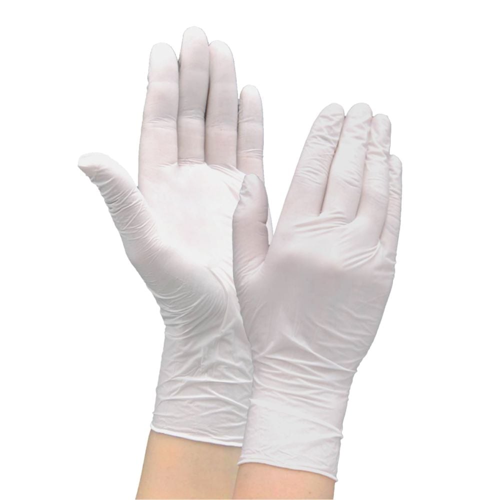 ニトリル手袋 ホワイト 200枚X10箱 楽天市場】タケトラ ニトリル手袋